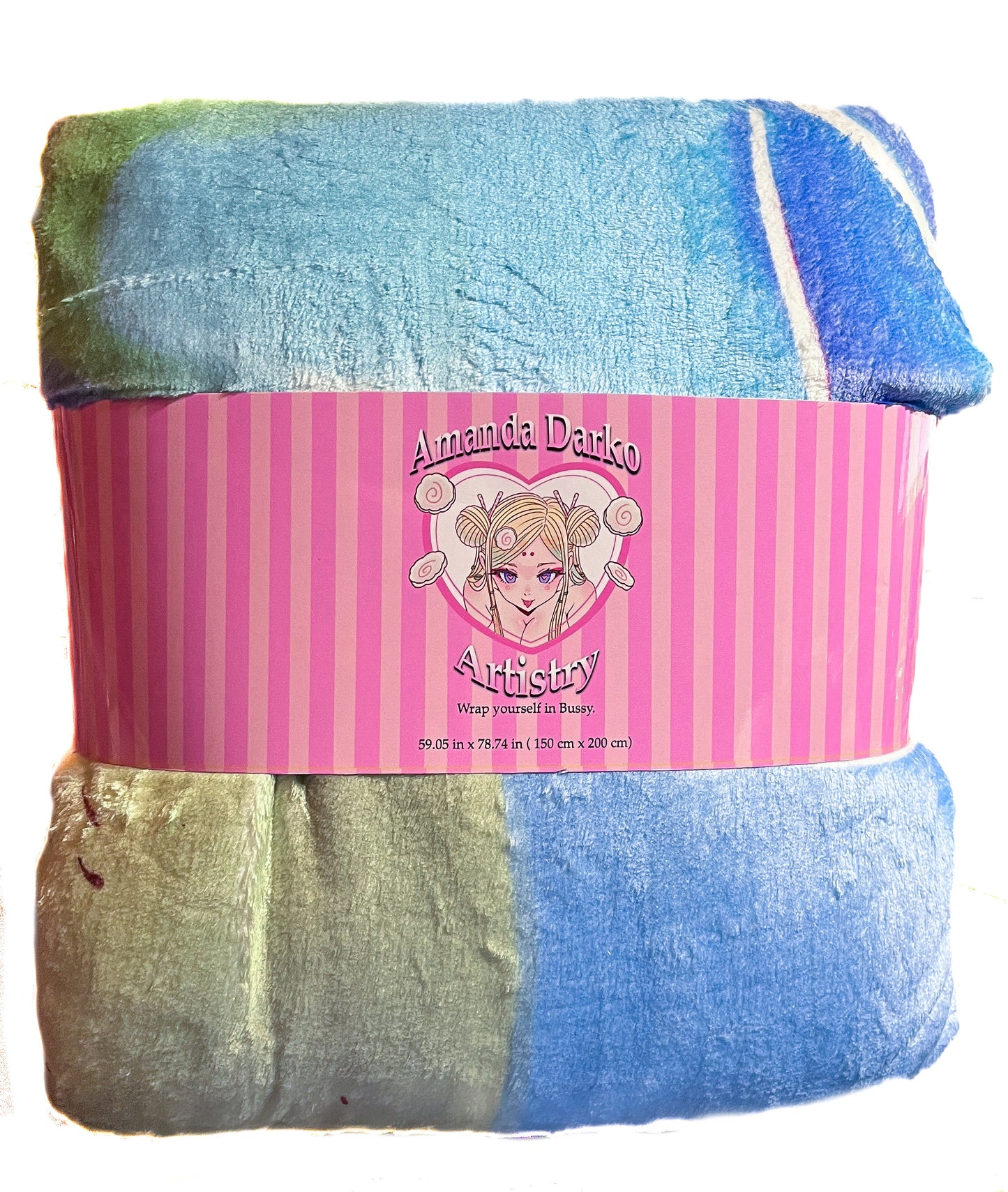 Bubble Bussy Large Luxury Fleece & Sherpa Blanket