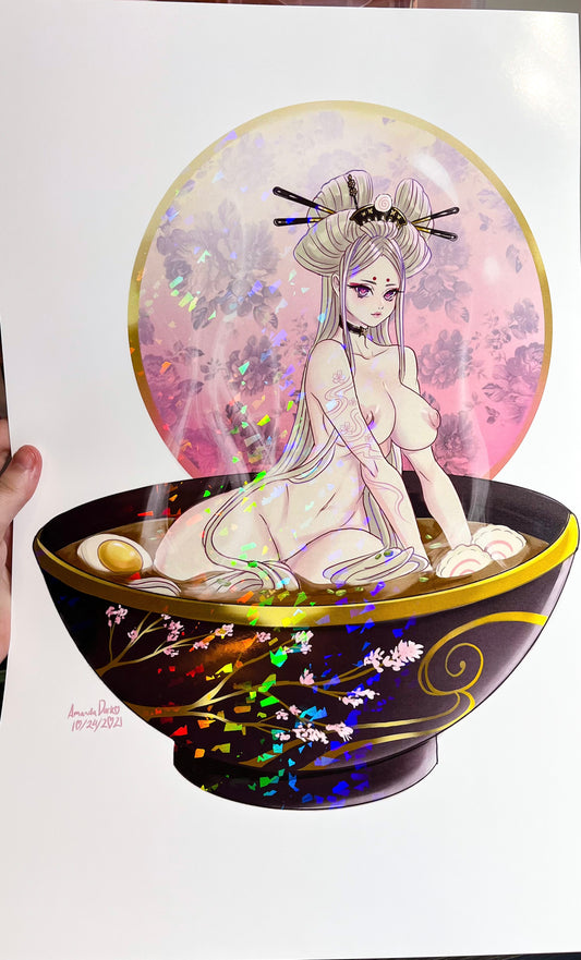 Princess Udon-Chan 12x18 Print - Amanda Darko Artistry