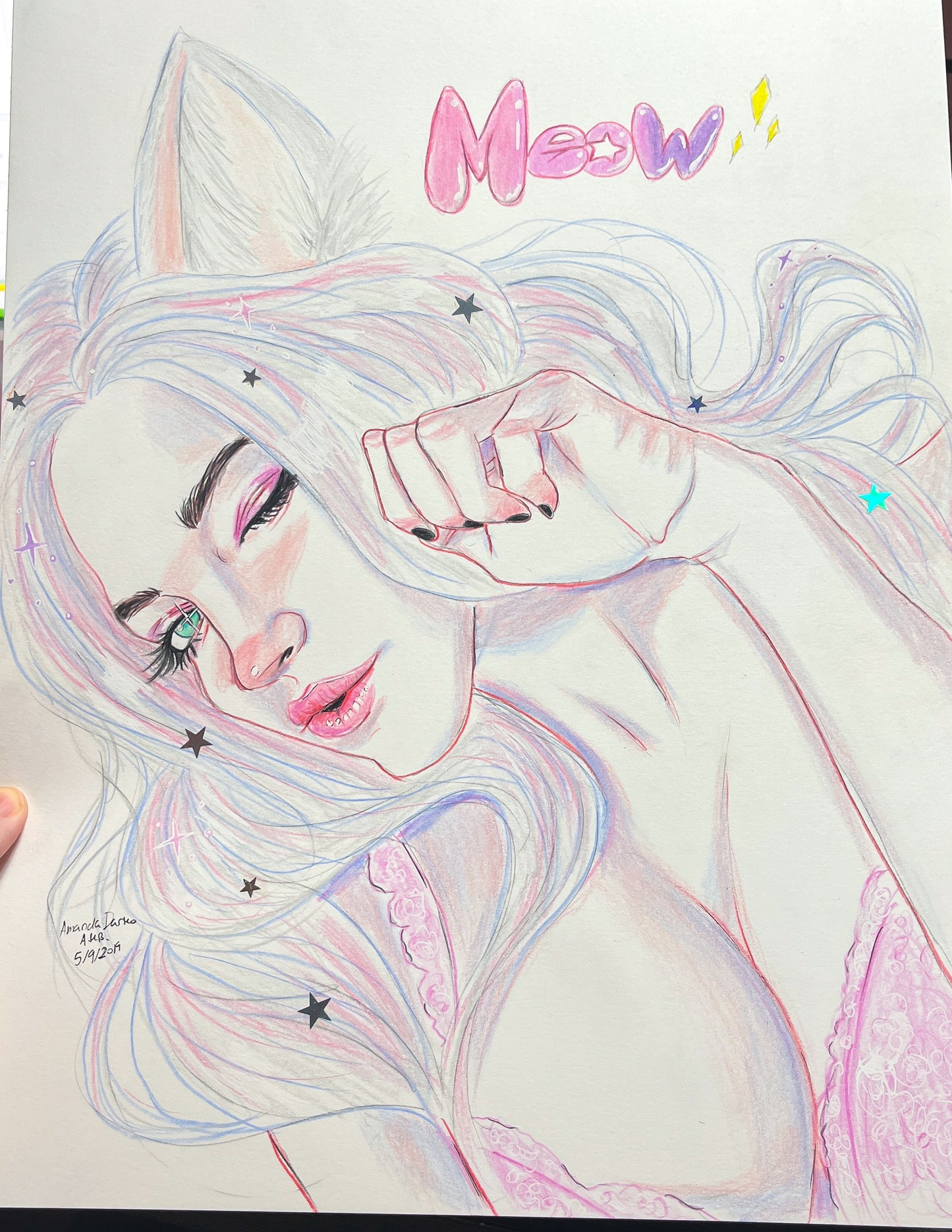 Meow Drawing