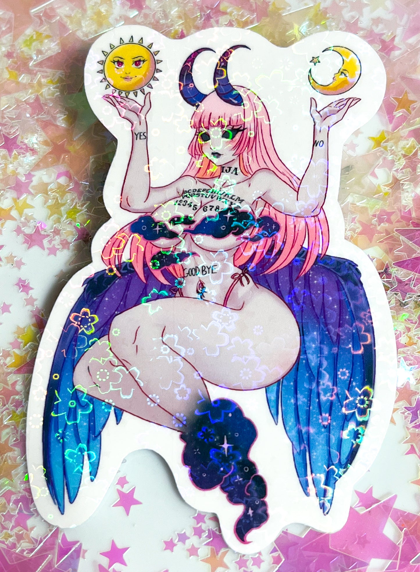 Ouija Girl 4 Inch Sticker