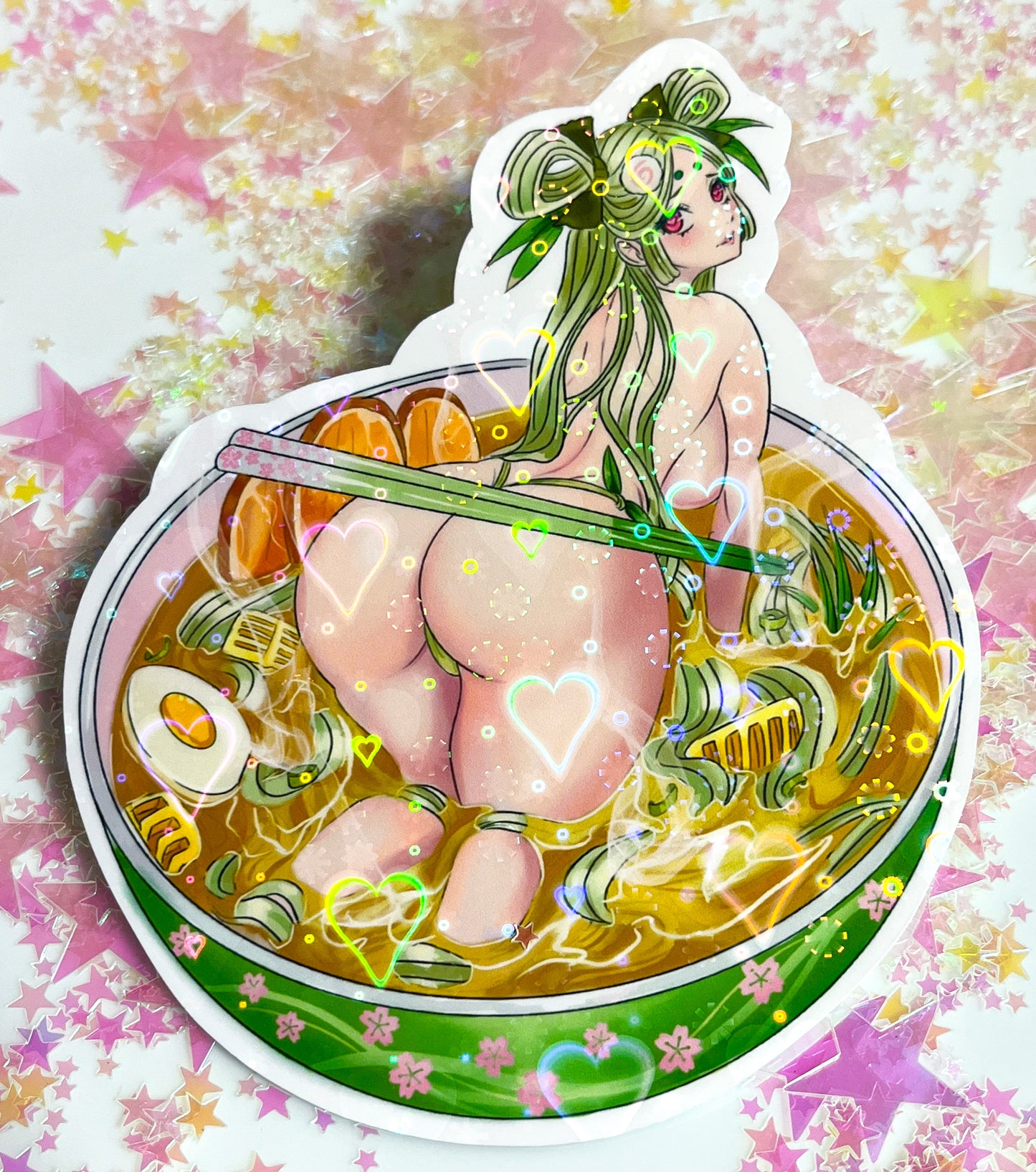 Bamboo Ramen-Chan 5 Inch Sticker