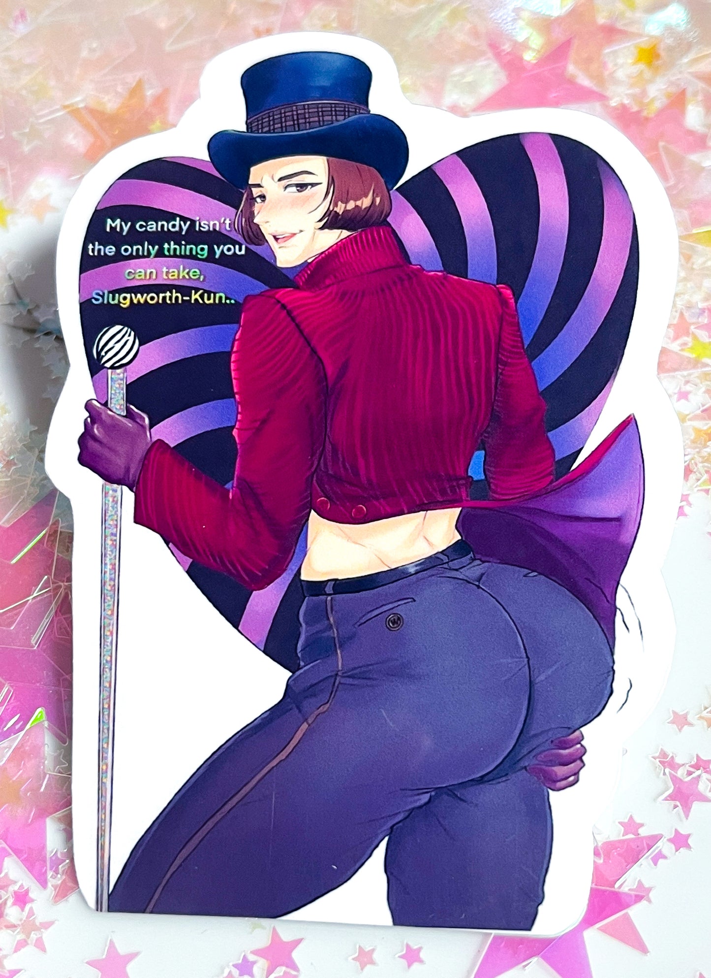 Thiccy Wonka 4 Inch Sticker