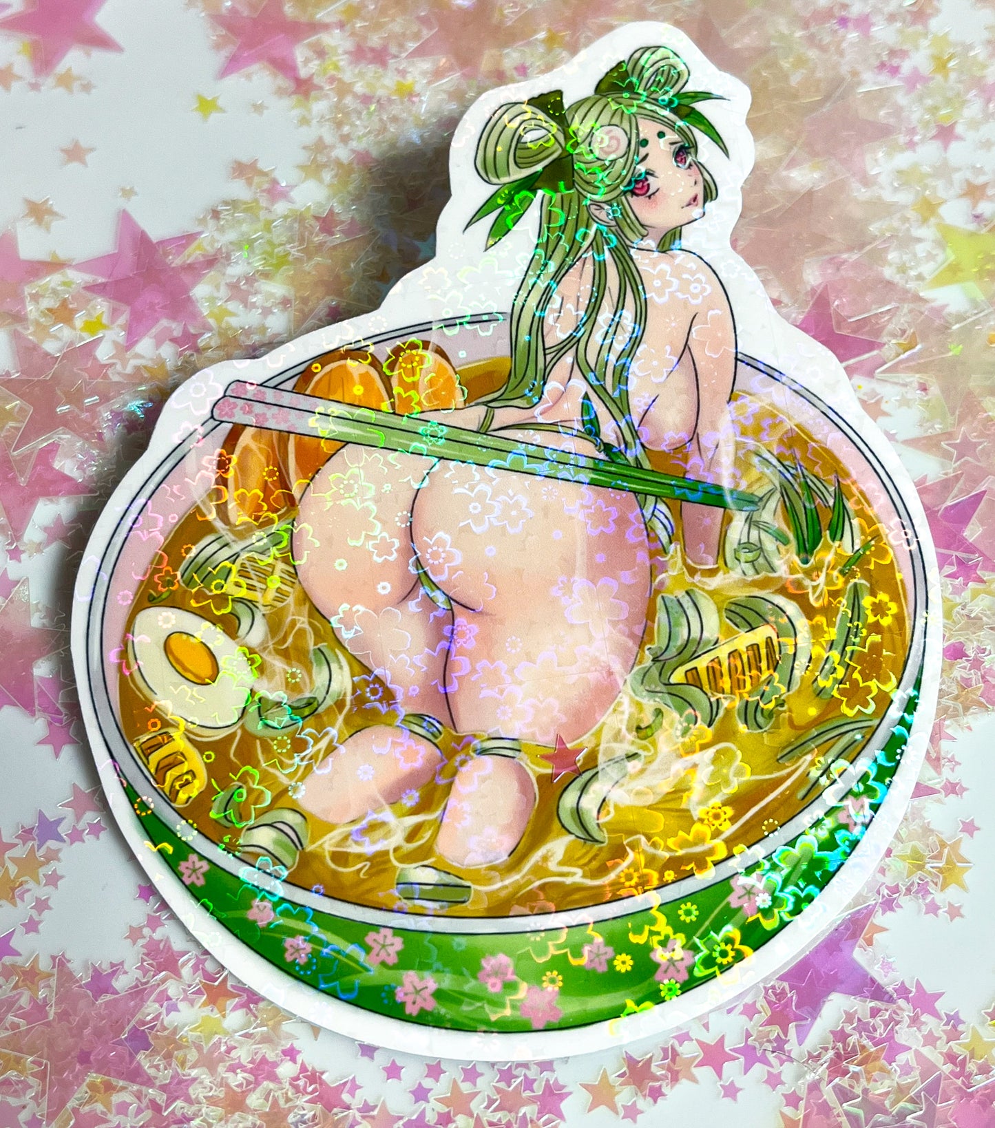 Bamboo Ramen-Chan 5 Inch Sticker