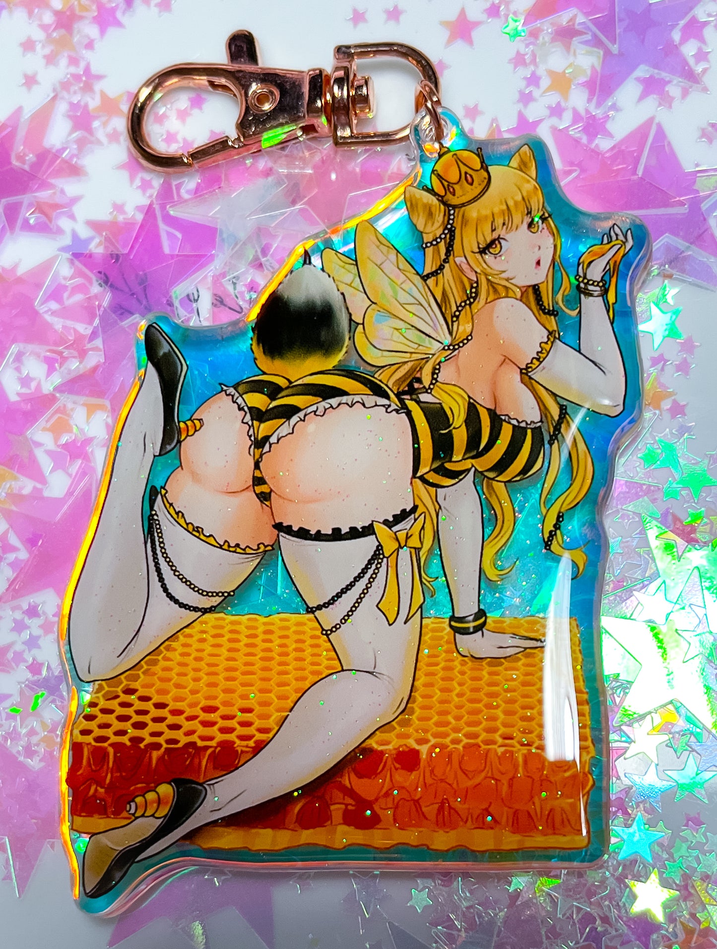 Queen Bee Keychain