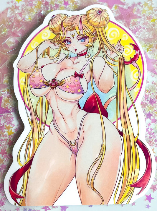 Thicc Oni Lady Serenity 5 Inch Sticker