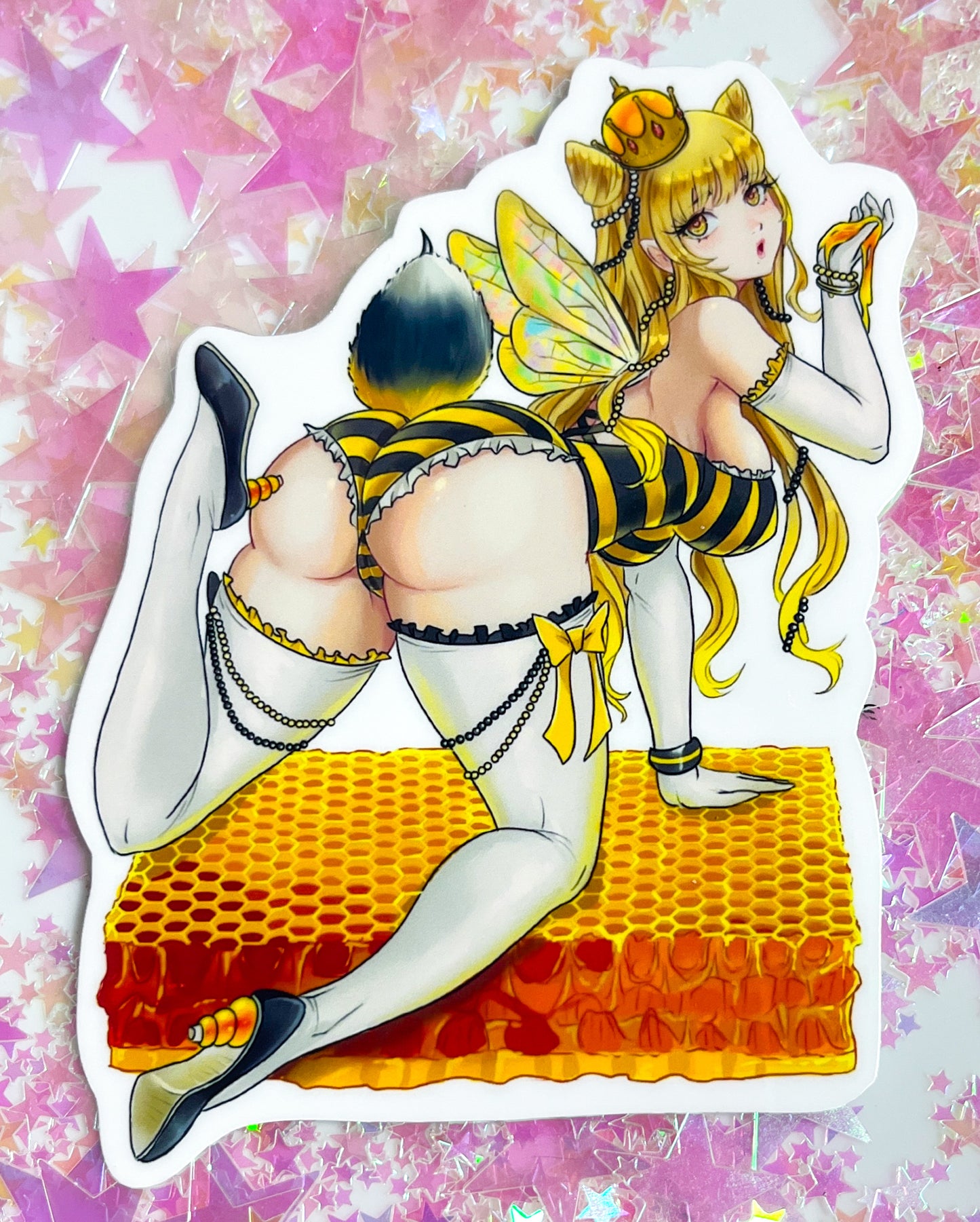 Queen Bee 5 Inch Sticker