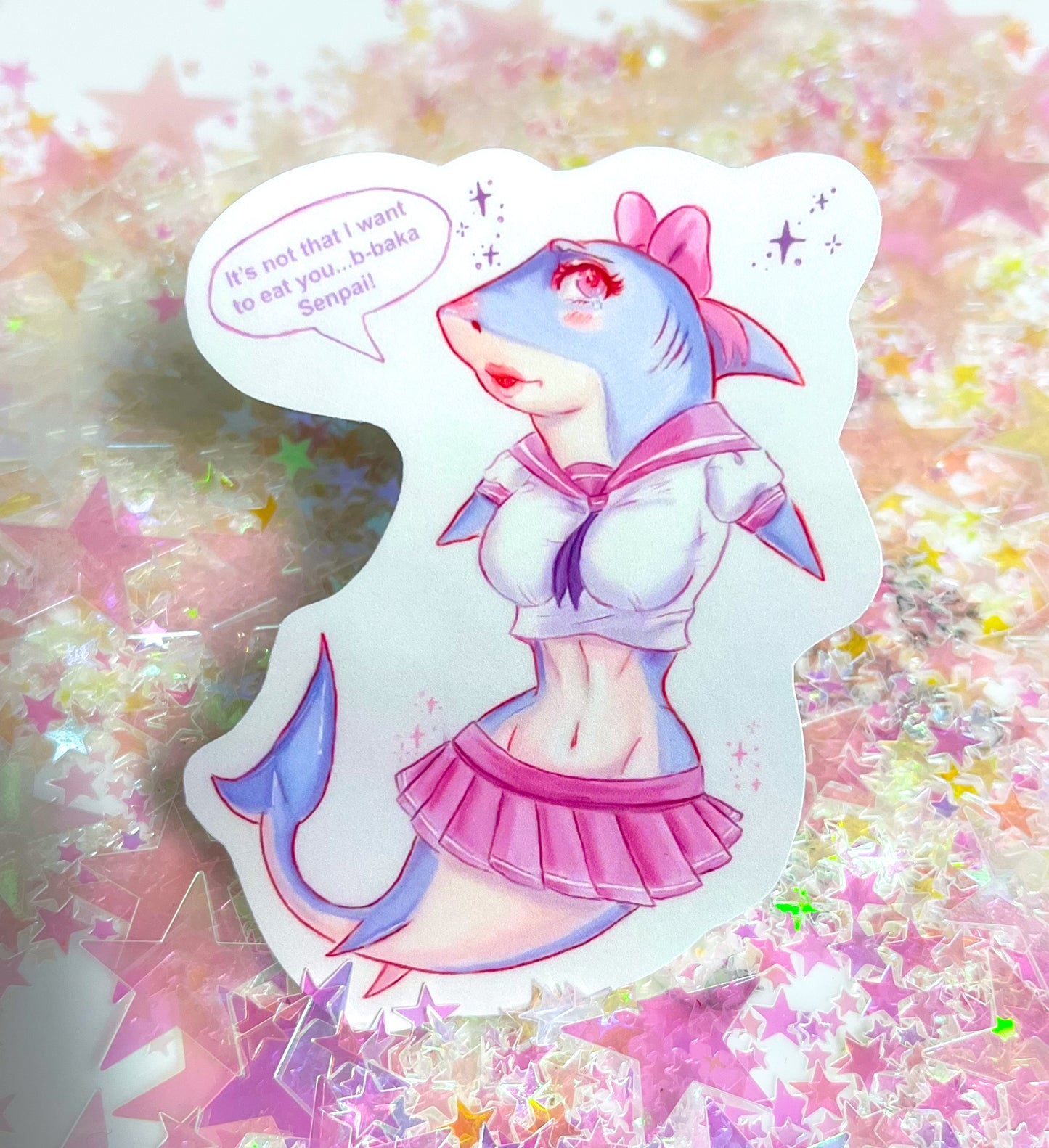 Shark-Chan 3 Inch Sticker - Amanda Darko Artistry