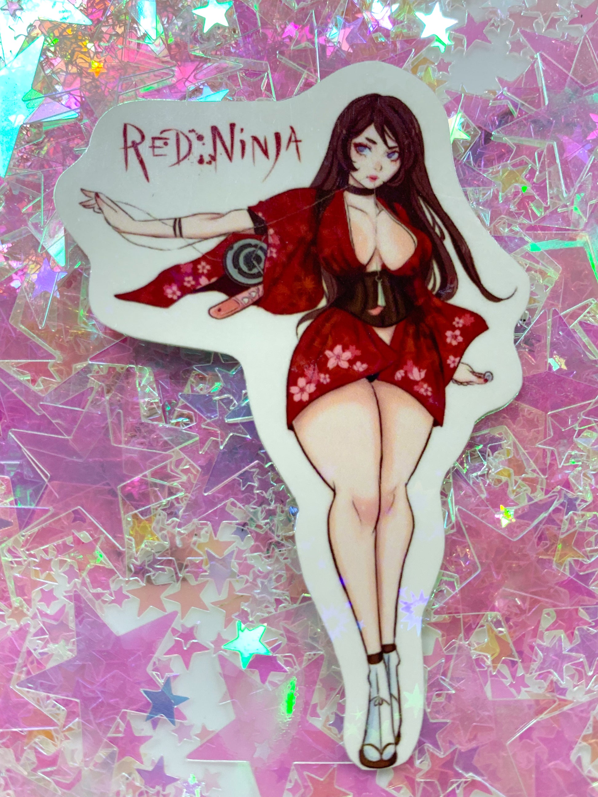 Kurenai 3 Inch Sticker - Amanda Darko Artistry