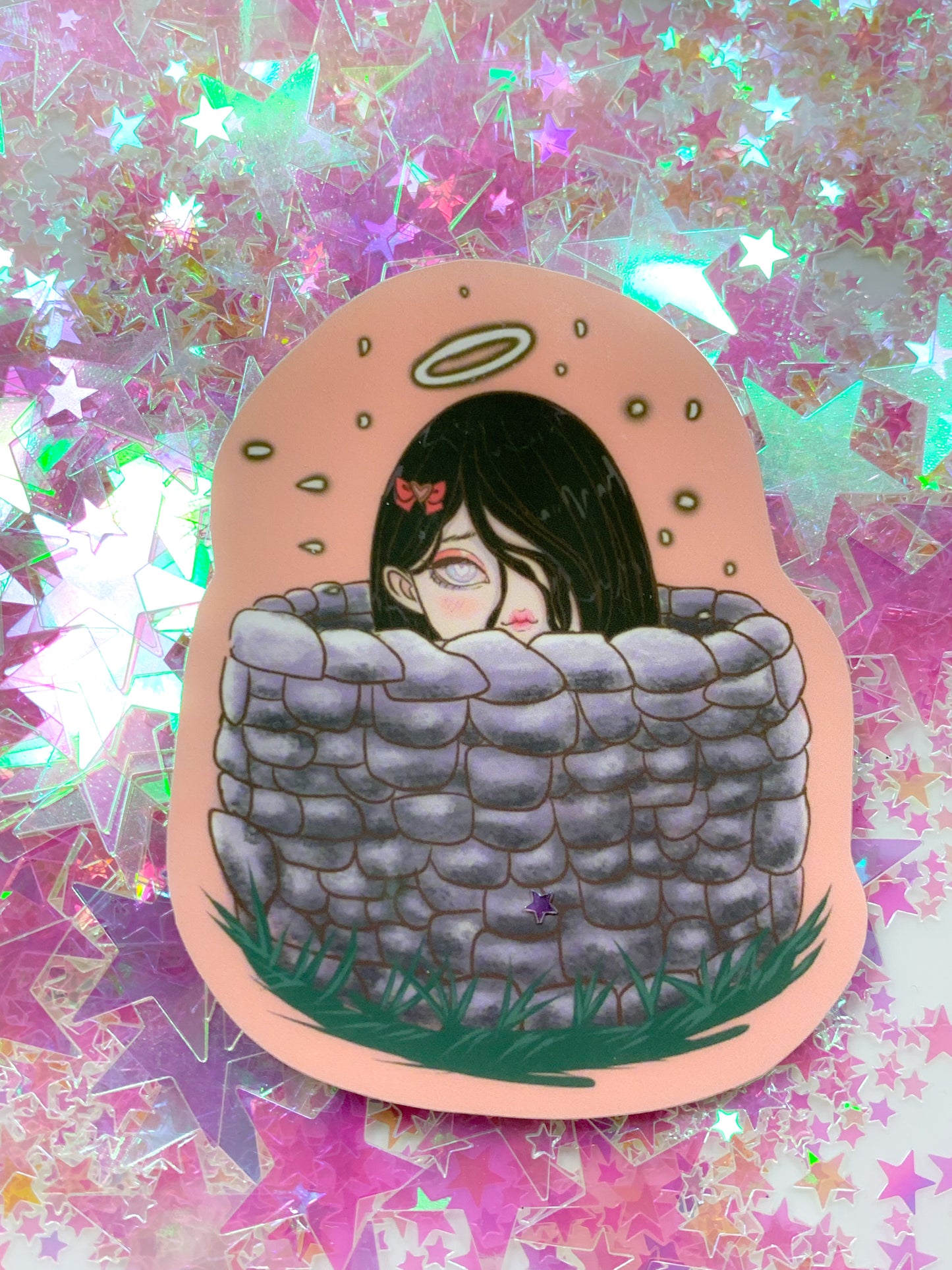 Chibi Sadako 3 Inch Sticker - Amanda Darko Artistry