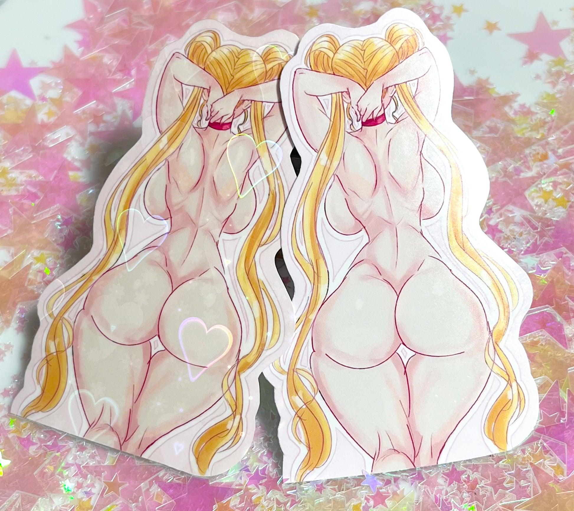 Thicc Serenity 4 Inch Sticker - Amanda Darko Artistry