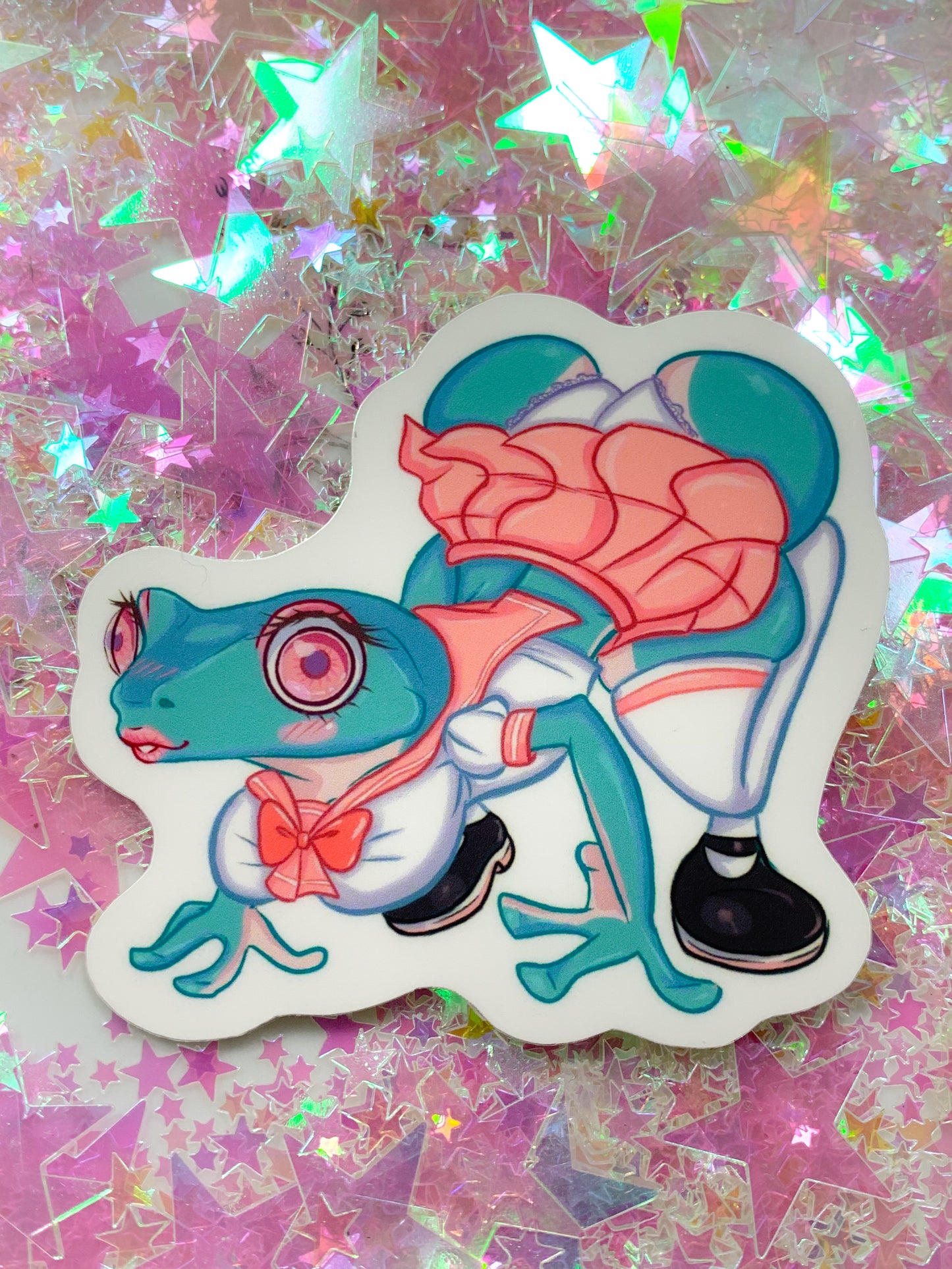 Frog-Chan 3 Inch sticker - Amanda Darko Artistry