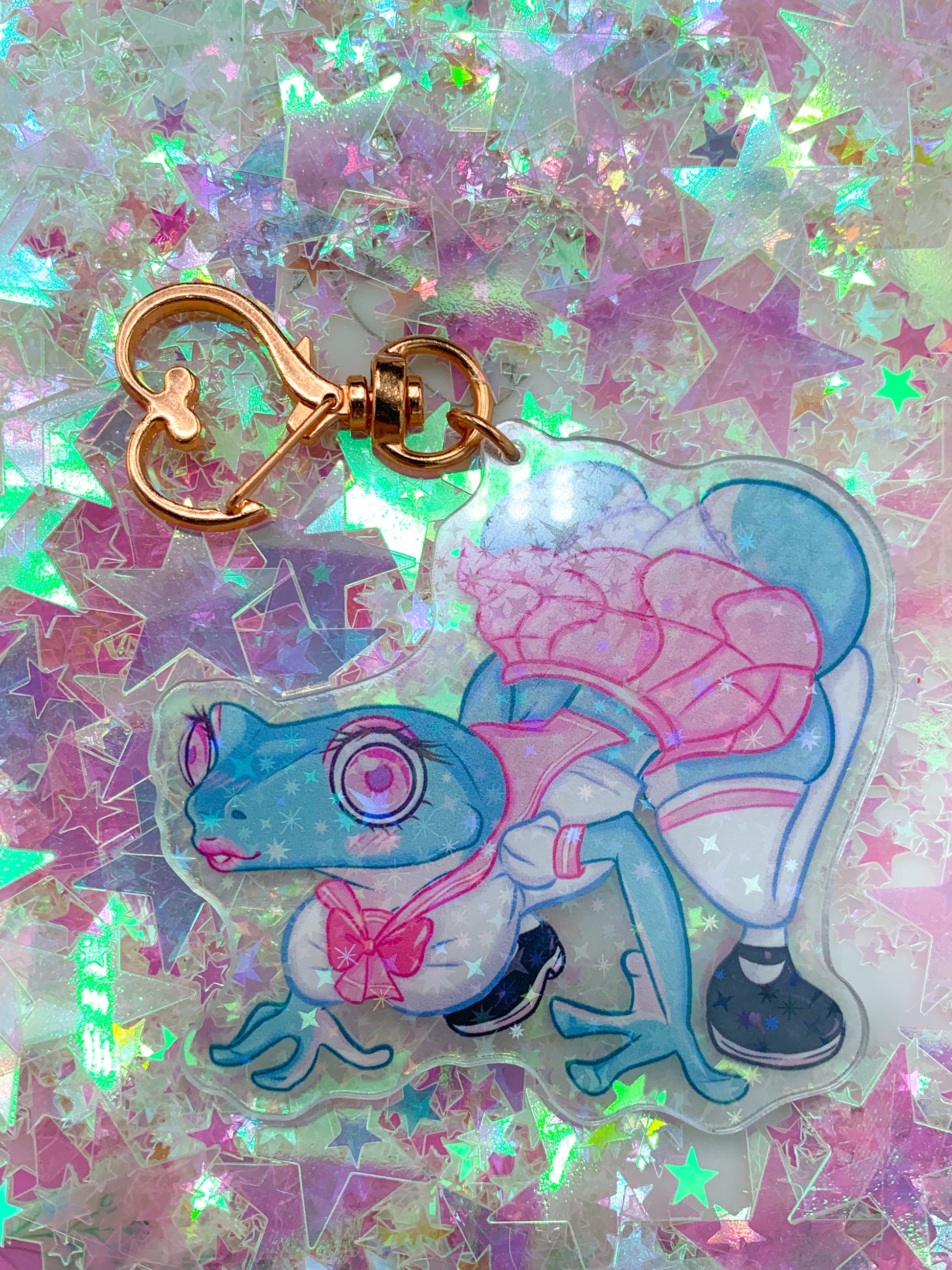 Frog-Chan Keychain - Amanda Darko Artistry