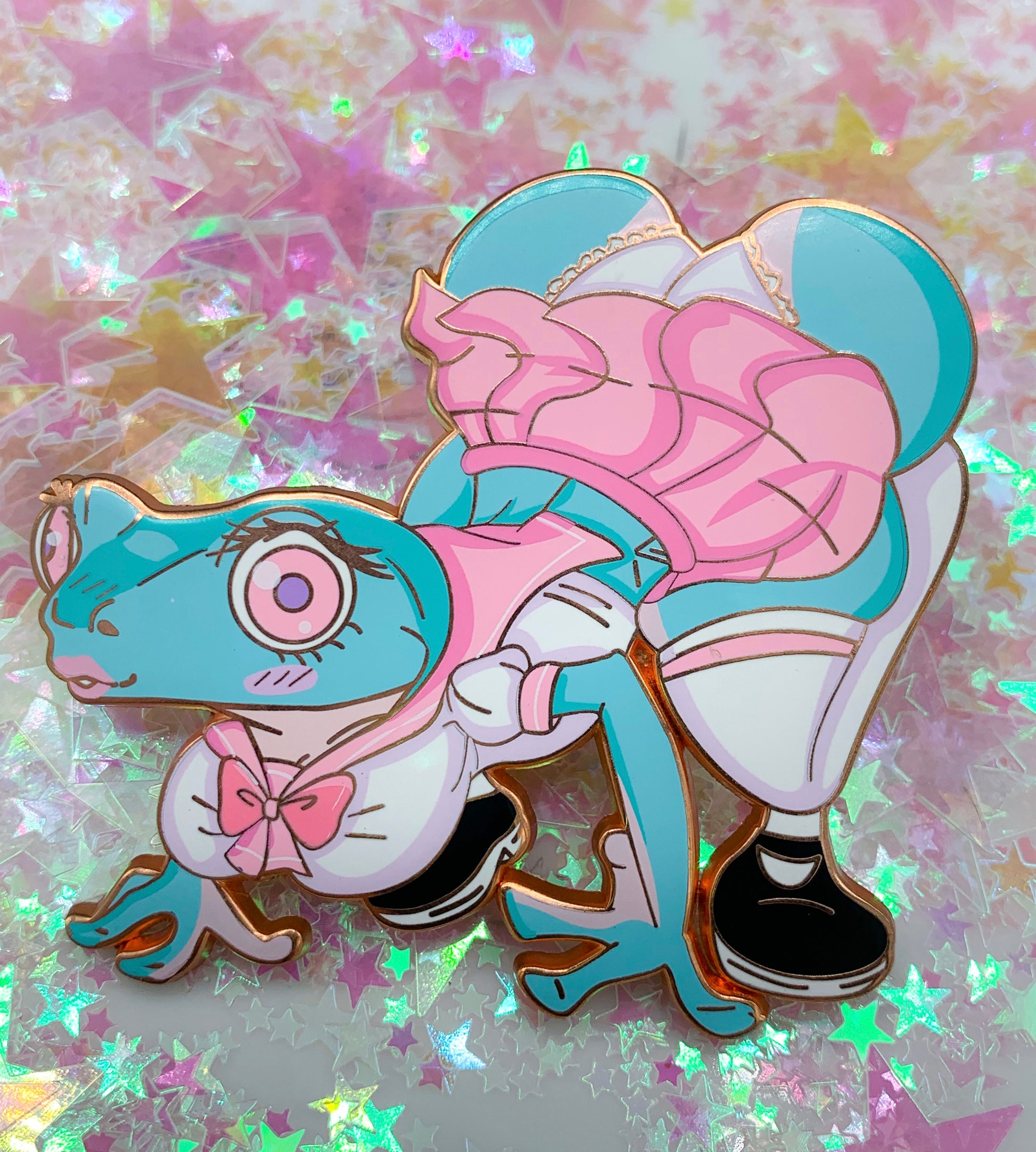 LE Dummy Thicc Frog-Chan Pin - Amanda Darko Artistry