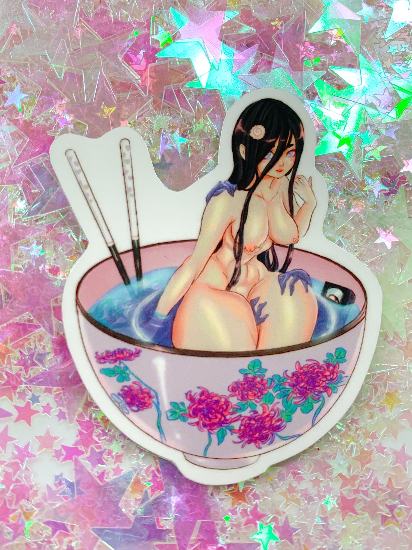 Ringu Ramen 3 Inch Sticker - Amanda Darko Artistry