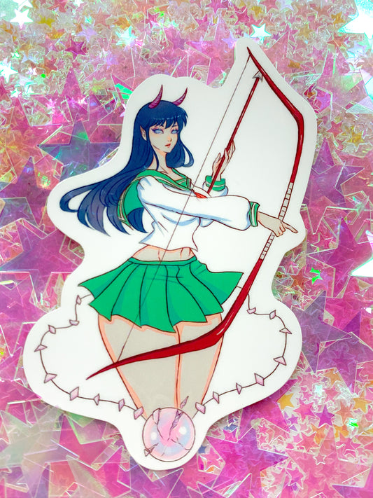 Oni-Kagome 4 Inch Sticker - Amanda Darko Artistry