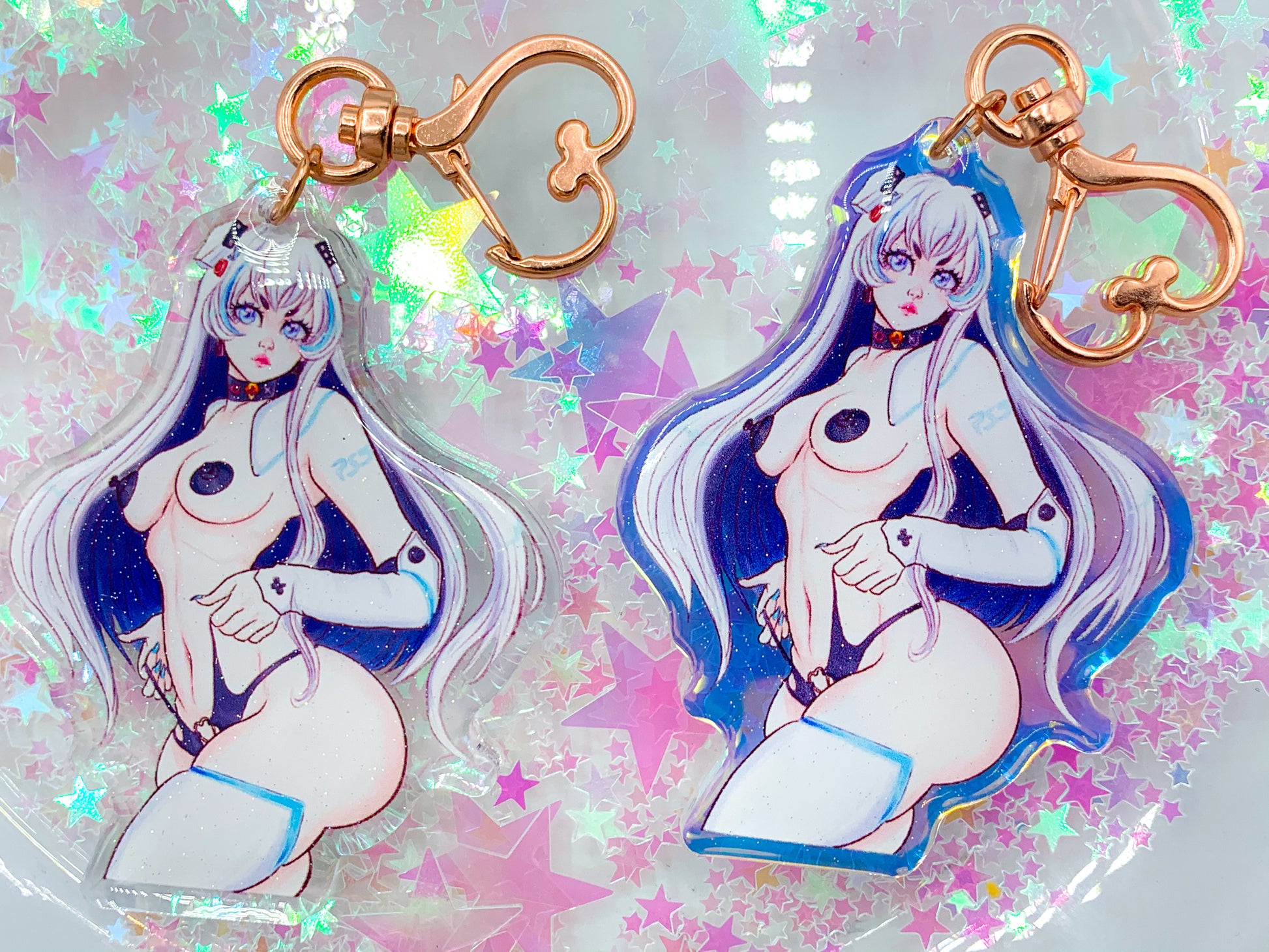 PS5-Chan Keychain - Amanda Darko Artistry