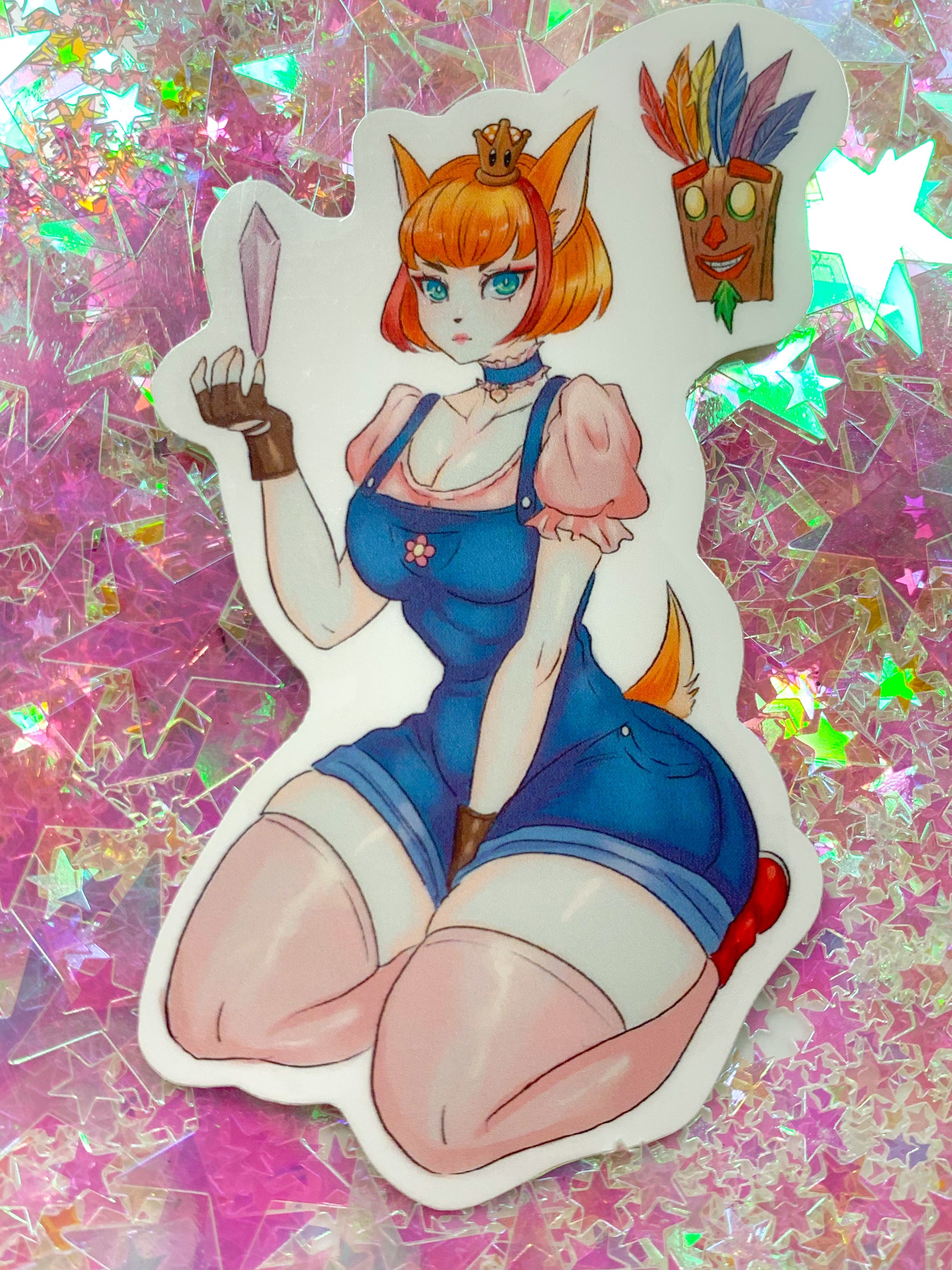 Crashette 4 Inch Sticker - Amanda Darko Artistry