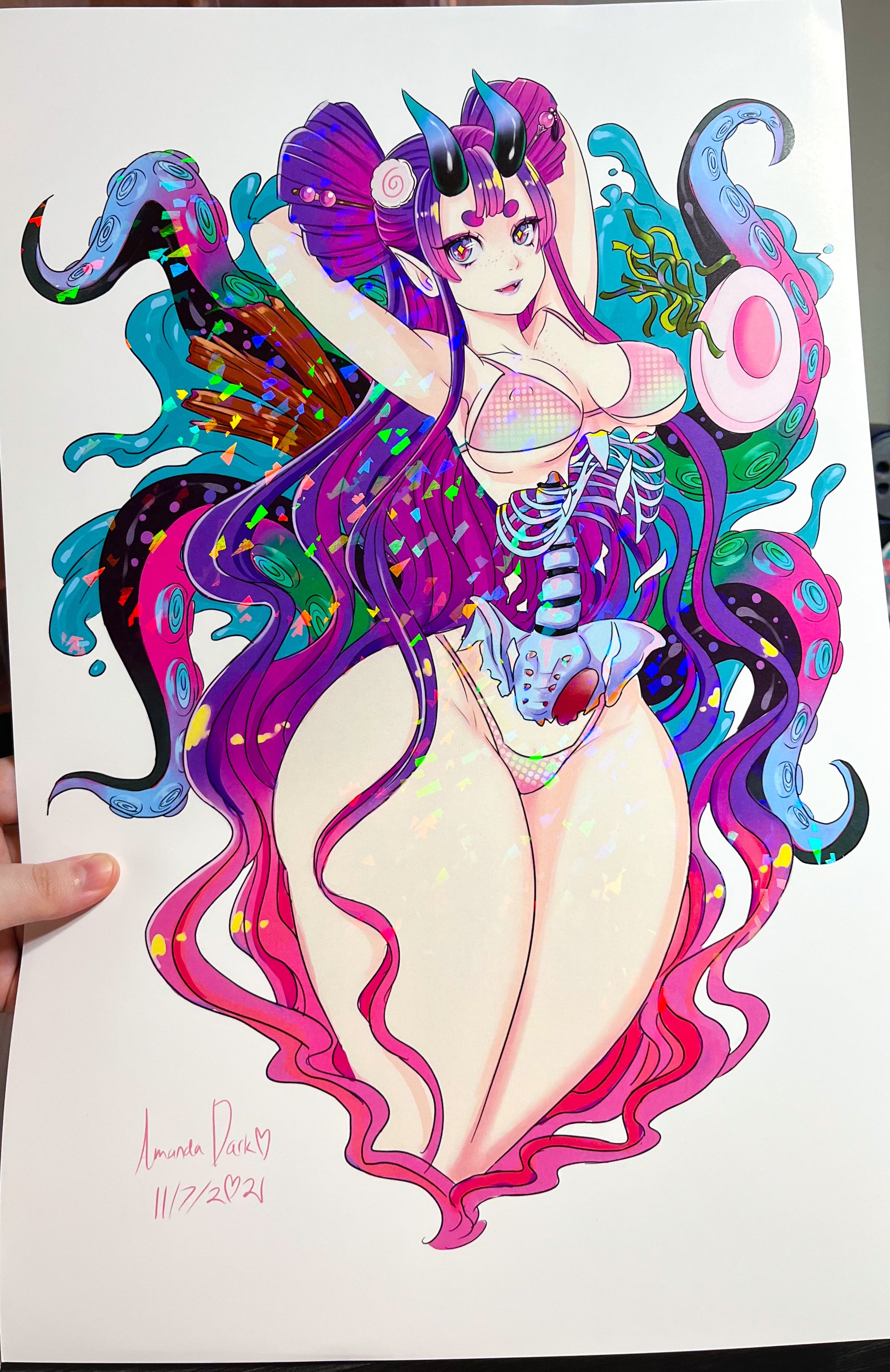 Kimchi-Chan 12x18 Print - Amanda Darko Artistry